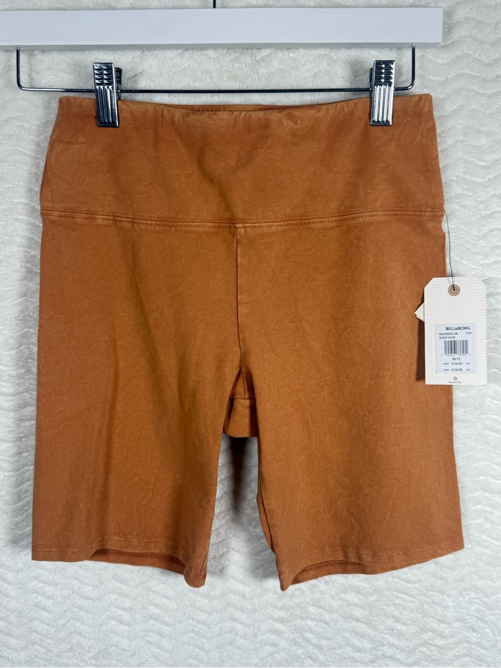 Billabong Women's Rust Orange High-Rise Bike Shorts